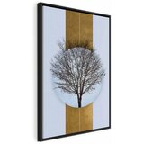  Slika - Circle of Nature (1-part) - Tree Branches in Round Composition 40x60 | shoptok.hr