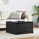  Stol za kavu s ladicama crni hrast 70,5x70x40 cm | Eponuda.com
