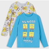 Sinsay Paket od 2 majica s dugim rukavima SpongeBob | shoptok.hr