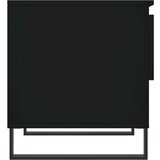 vidaXL Klubska mizica 2 kosa črna 50x46x50 cm inženirski les | Shoptok.si