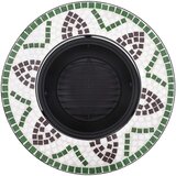 Posuda za vatru s mozaikom zelena 68 cm keramička | shoptok.hr