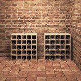  Stalak za vino 2 pcs Prirodna 56 x 25 x 56 cm | shoptok.hr