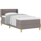  s opruga kutije Sivo-smeđa 200 x 80 cm tkanina | shoptok.hr