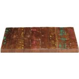 Stolna ploča 80x80x3 8 cm četvrtasta masivno obnovljeno drvo | shoptok.hr