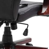  Pisarniški stol črno umetno usnje, (20624552) | Shoptok.si