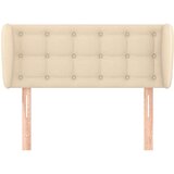  Uzglavlje s ušima krem 93x23x78/88 cm od tkanine | shoptok.hr