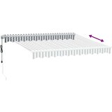  Tenda na automatsko uvlačenje antracit i bijela 300 x 250 cm | shoptok.hr