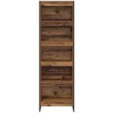 vidaXL Ormarić za knjige 2 pcs Staro drvo 80 x 30 x 155 cm | shoptok.hr