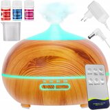  LED RGB difuzor za ovlaživač zraka 400 ml + daljinski upravljač i eterična ulja | shoptok.hr