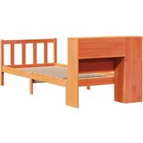 vidaXL Krevet s regalom za knjige bez madraca 100 x 200 cm od borovine | shoptok.hr