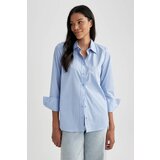 Defacto Oversize Fit Poplin Long Sleeve Shirt | shoptok.hr