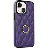 INORCO Za iPhone 13 6,1-palčni etui za telefon iz PU usnja+TPU z šivi v obliki romba, držalo za prstan, ovitek za telefon s stojalom, (22034633) Cene