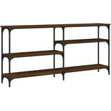 Konzolni stol boja smeđeg hrasta 160x29x75 cm konstruirano drvo | Eponuda.com