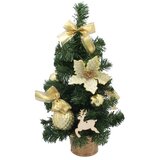 Molarem Home Umjetno božićno drvce u posudi – 40 cm sa zlatnim ukrasima | shoptok.hr