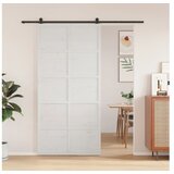 vidaXL Hlevska vrata bela 100x208 cm trdna borovina | Shoptok.si