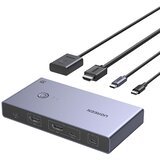 Ugreen KVM STIKALO CM731 2V1 USB-C HDMI ZA RAČUNALNIK, (5000261365) | Shoptok.si