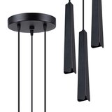 Sollux Lighting SL.1401 - visilica na sajli prysm 3xG9/8W/230V crna | Eponuda.com