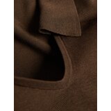 Reserved Polo-džemper - smeđi | shoptok.hr