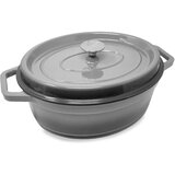 Klarstein Podolica, lonac, 5,5 l, lijevano željezo, emajlirano, ovalno, dvije ručke | shoptok.hr