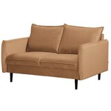 Ropez Smeđa baršunasti sofa 138 cm Juli – | shoptok.hr