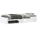 vidaXL Okvir za krevet bijeli 90x190 cm konstruirano drvo | shoptok.hr