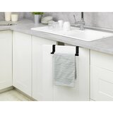 Wenko 53246100 - držač peškira 7x6 cm inox/crna | Eponuda.com