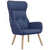 The Living Store Stol za sproščanje modro blago - Stol Za Sproščanje, (21420517) | Shoptok.si