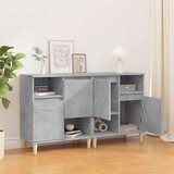  Komode 2 kom siva boja betona 60x35x70 cm od konstruiranog drva | shoptok.hr