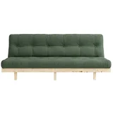 Raztegljiv kavč Lean Raw Olive Green