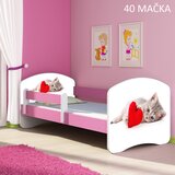  Dječji krevet ACMA s motivom, bočna roza 180x80 cm 40 Mačka | shoptok.hr