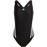 Adidas Športne enodelne kopalke '3-Stripes' črna / bela cene
