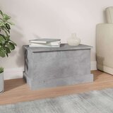 vidaXL Škatla za shranjevanje betonsko siva 50x30x28 cm inženirski les | Shoptok.si
