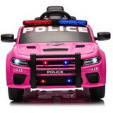 Lean_Toys Otroški avto na baterijo Dodge Charger Police 12V roza | Shoptok.si