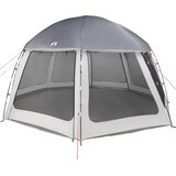  Šator za bazen s uklonjivim letvicama i mrežastim stjenkama Siva 510 x 510 cm | Shoptok.si