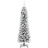 vidaXL Umestno božično drevo med 300 LED Zelena in bela 180 cm | Shoptok.si