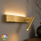 Brilagi LED zidna spot svetiljka VIXON LED/3W/230V + LED/7W zlatna CRI 90 | Eponuda.com