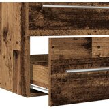  Ormar za Lavabo - Umivaonik s ugrađenim umivaonikom Staro drvo inženjersko drvo | shoptok.hr