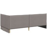  Kutni okvir kreveta Sivo-smeđa 90 x 200 cm tkanina | shoptok.hr