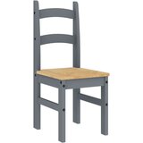 vidaXL Blagovaonske stolice 2 kom sive 40x46x99 cm od masivne borovine | shoptok.hr