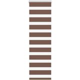 vidaXL Zebra senčilo rjave 50x150 cm tkanina širina 45,9cm poliester | Shoptok.si