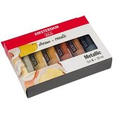  Set akrilnih barv AMSTERDAM dream and create Metallic 6 x 20 ml Cene
