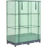 Maison Chic Visoka greda - Greda - Cvetlični Lonec s prevleko za rastlinjak videz ratana 80x40x123 cm, (21790513) | Shoptok.si