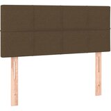Maison Chic posteljno vzglavje - vzglavna omarica - nočna omarica temno rjavo 100x5x78/88 cm blago, (21706877) Cene