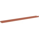  Polica na zidu 2 pcs Crvena 100 x 9 x 3 cm Konstruirano drvo | shoptok.hr