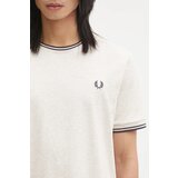Fred Perry Majice s kratkimi rokavi TWIN TIPPED T-SHIRT Bež | Shoptok.si
