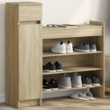 vidaXL Ormarić za cipele boja hrasta 100 5x28x100 cm konstruirano drvo Cijene