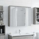  Kupaonski ormar s ogledalom Siva Sonoma 73,5 x 16 x 62,5 cm | shoptok.hr