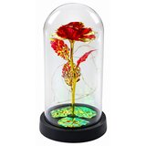 Eternal Crystal Rose in Dome with LED Lighting Red 21x11cm | Shoptok.si