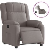Maison Chic Električni naslanjač - Relax naslanjač taupe blago, (22062679) | Shoptok.si