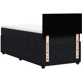 Box spring krevet s madracem crni 80 x 200 cm baršunasti | shoptok.hr